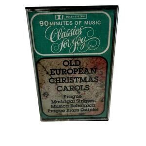 Classics of Joy Old European Christmas Carols Cassette Tape Vintage CFJ040